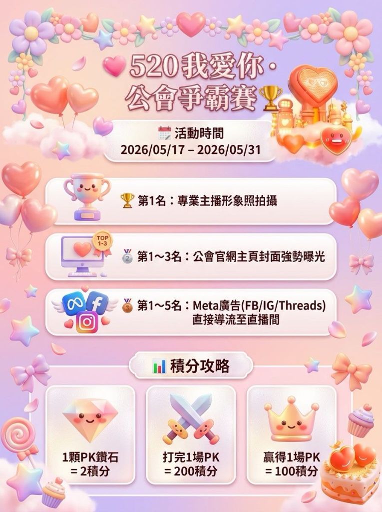 520 我愛你 · 公會爭霸賽